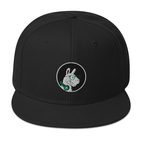 Dark Colored Alpaca Snapback Hat