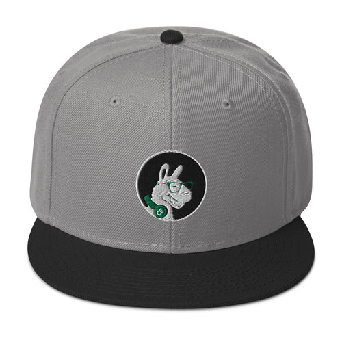 Light Colored Alpaca Snapback Hat