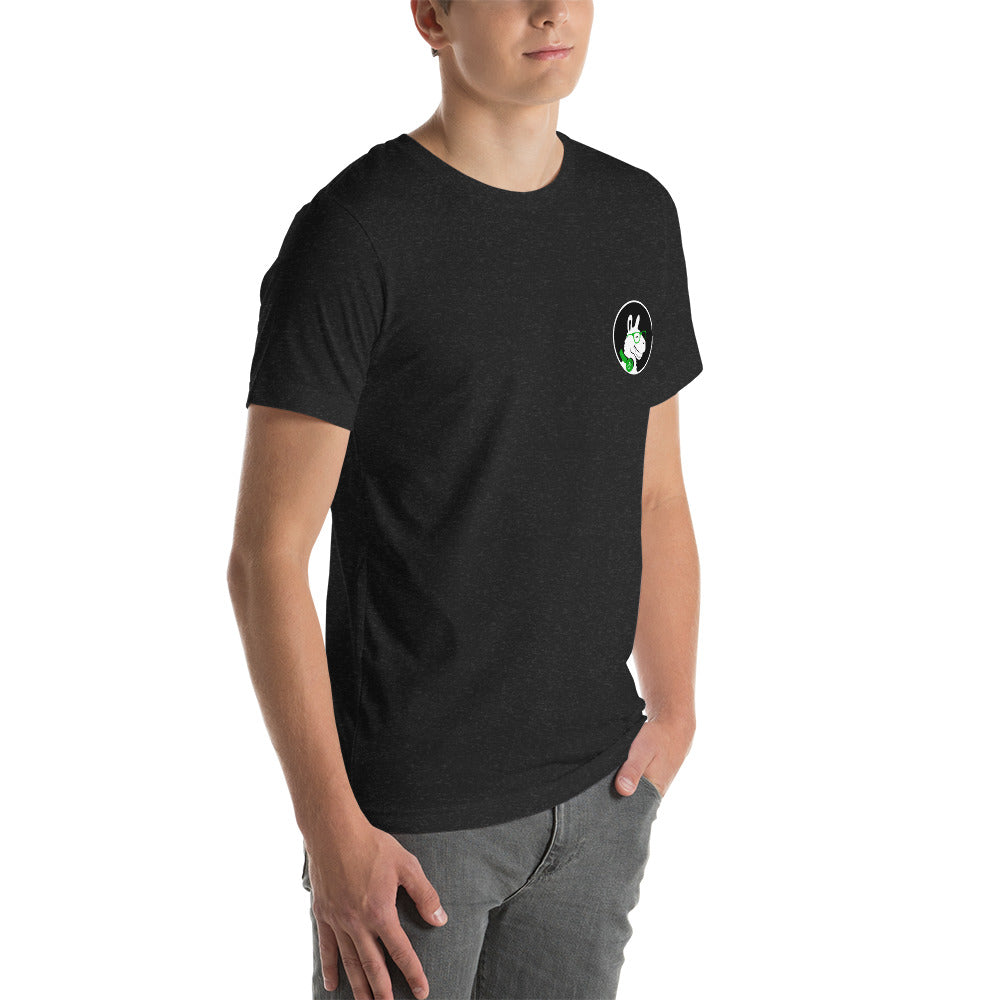 Dark Colored Alpaca Unisex t-shirt — thecoderalpacas